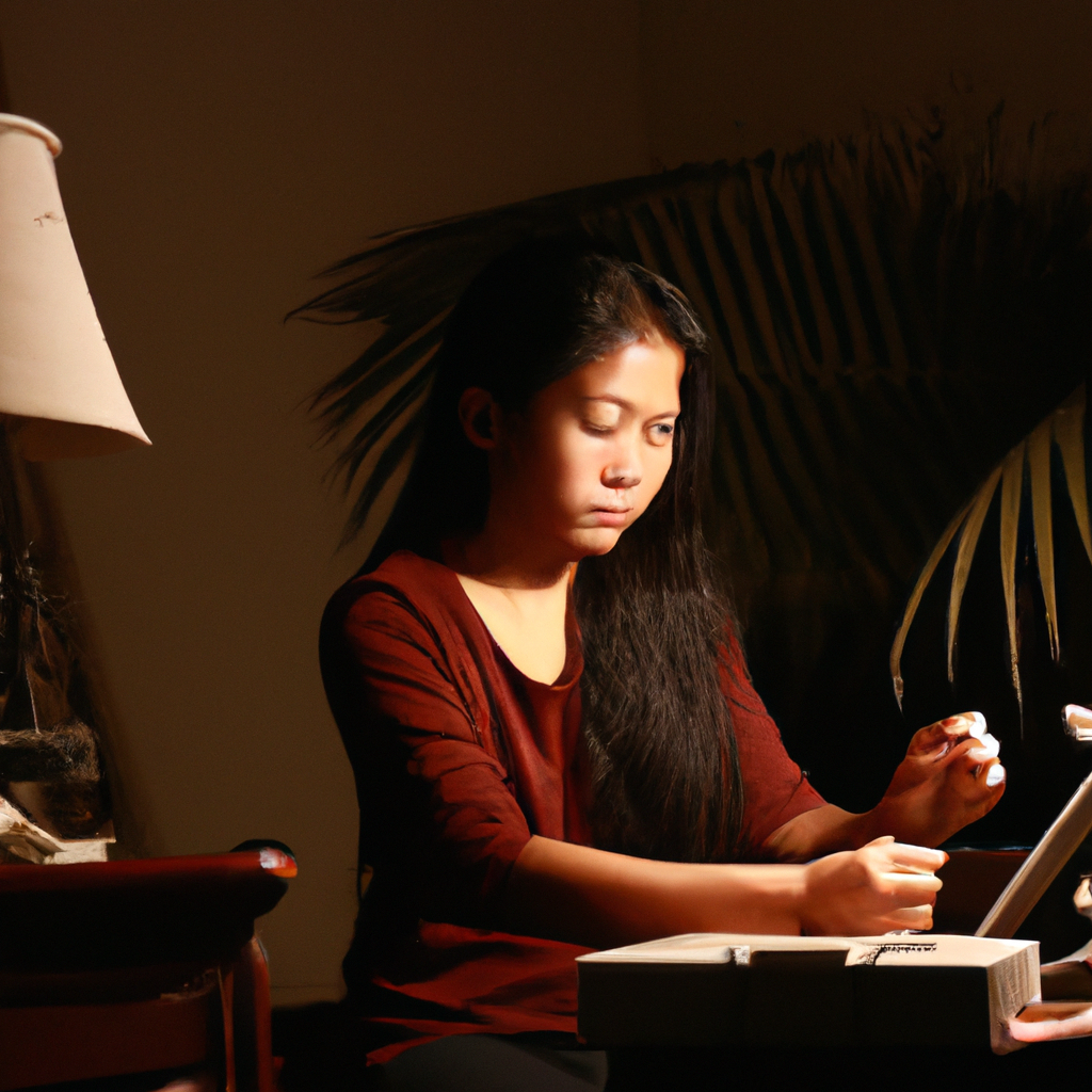 Retoucheur dans un studio des îles avec tablette graphique